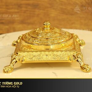Gạt tàn thuốc mạ vàng 24k - GT02