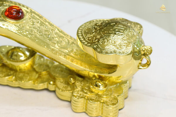 Gậy Như Ý tài lộc mạ vàng 24K - NY01 - Ảnh 6
