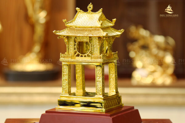 Mô hình Khuê Văn Các mạ vàng 24K - KVC01 - Ảnh 5