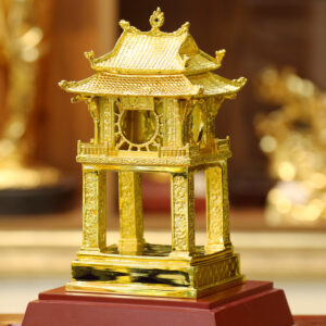 Mô hình Khuê Văn Các mạ vàng 24K - KVC01