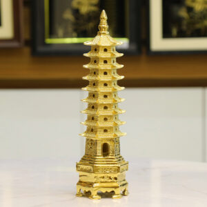 Tháp văn xương mạ vàng 24K - VX01