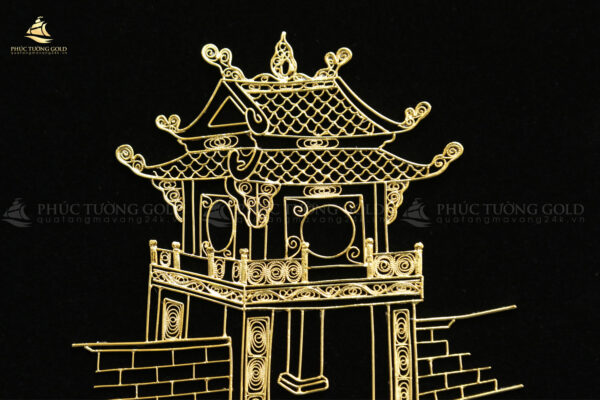 Tranh khuê văn các mạ vàng 24K - KVC02 - Ảnh 4