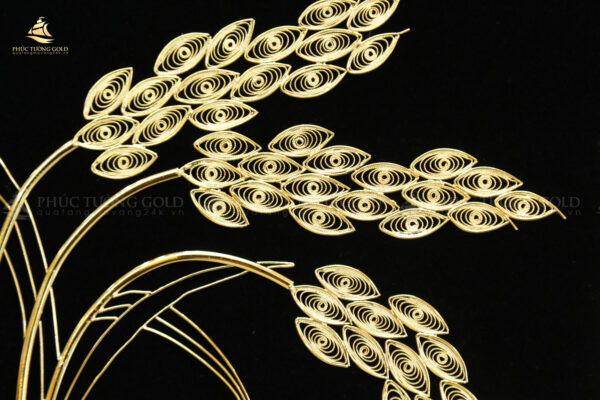 Tranh bông lúa Việt Nam mạ vàng 24K - BL01 - Ảnh 3