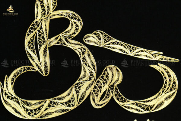 Tranh chữ Bà mạ vàng 24k - TCB01 - Ảnh 5