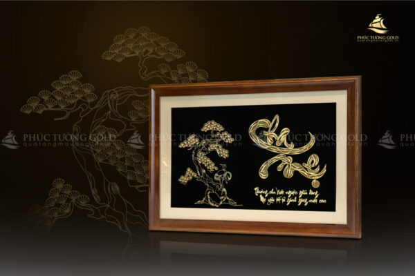 Tranh chữ “Cha Mẹ” mạ vàng 24K – CM03 - Ảnh 6