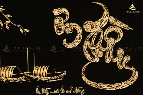Tranh chữ Ơn Thầy mạ vàng 24k - OT02 - Ảnh 5