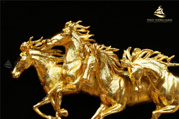 Tranh mã đáo thành công mạ vàng 24k - MD01 - Ảnh 7