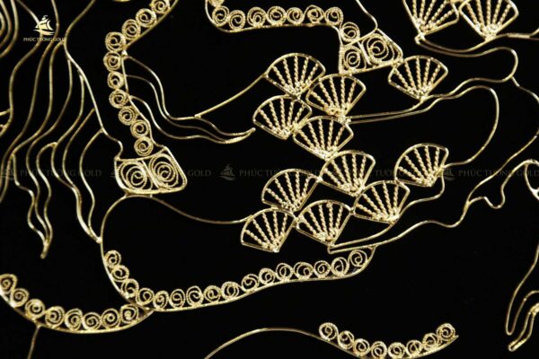 Tranh ngựa mã đáo bạc mạ vàng 24k - MD07 - Ảnh 8