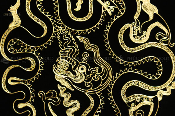 Tranh rồng thời Lý mạ vàng 24k - TR09 - Ảnh 6