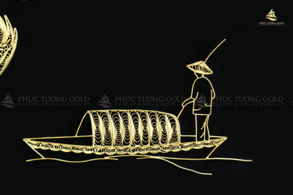 Tranh chữ Cha mạ vàng 24k - CC06 - Ảnh 6