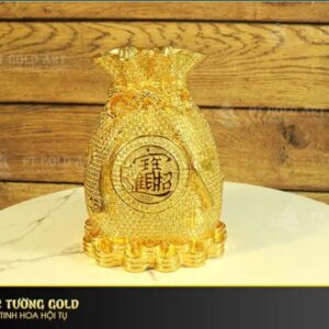 Túi tiền mạ vàng chiêu tài tấn bảo - TT03