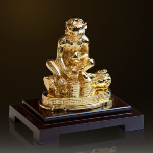 Tượng Khỉ mạ vàng 24k - TK01