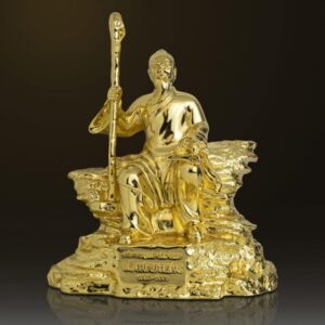 Tượng thần y Lê Hữu Trác mạ vàng 24k - LHT01