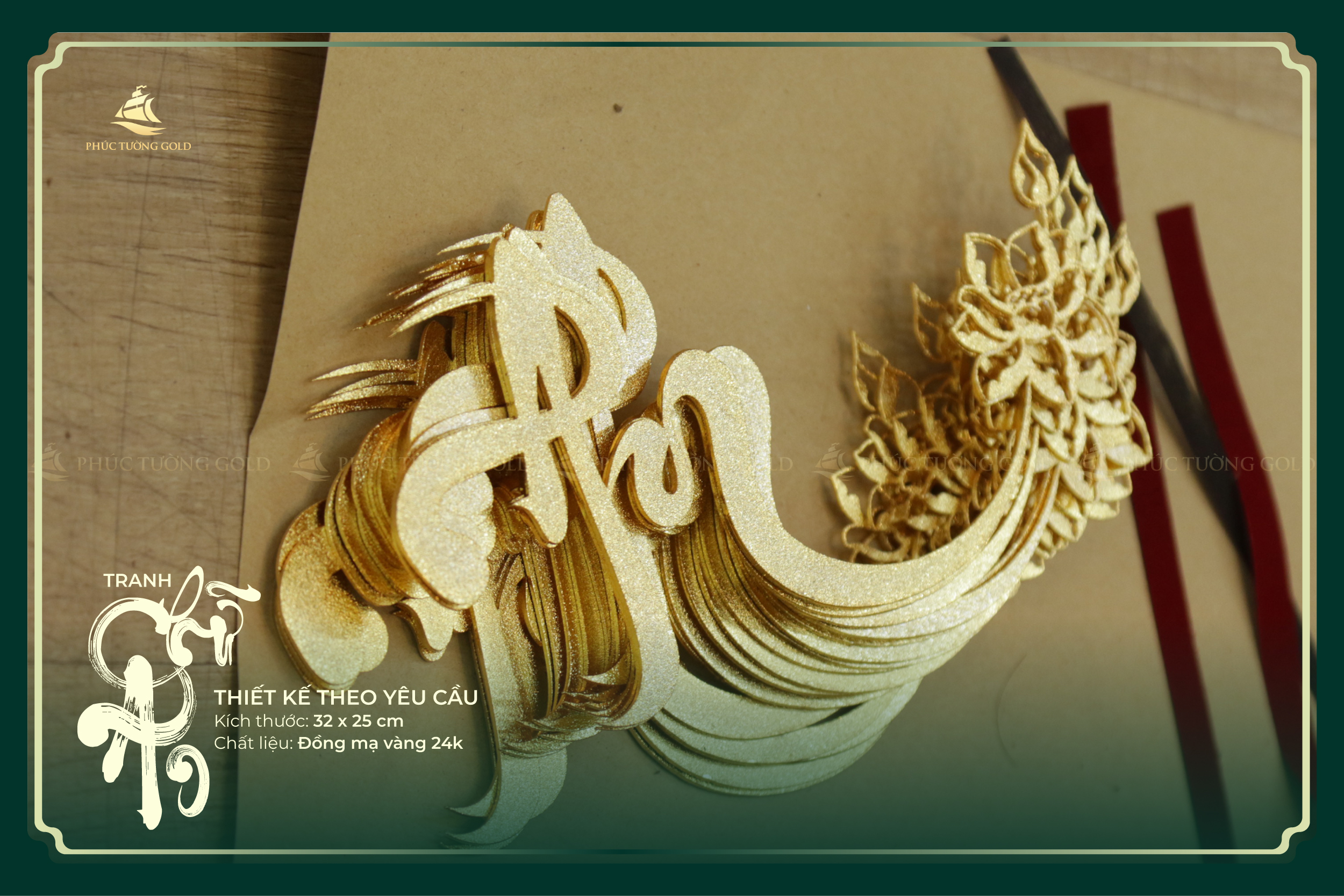 don-hang-tranh-chu-an-ma-vang-24k-cho-vietinbank-9 Đơn hàng Tranh chữ An mạ vàng 24k cho VietinBank 9
