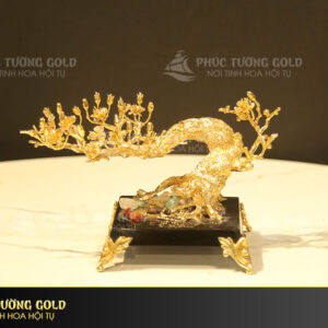 Cây hoa mai bonsai mạ vàng 24k - HM02
