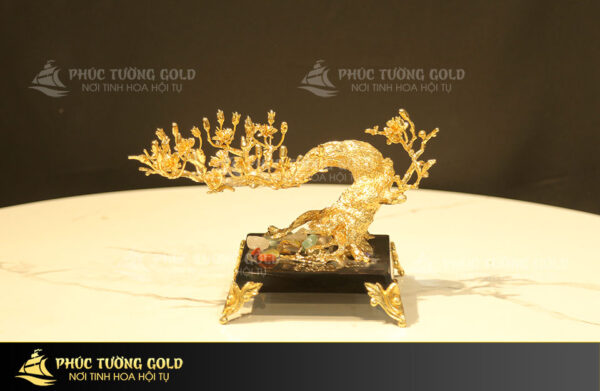 Cây hoa mai bonsai mạ vàng 24k - HM02