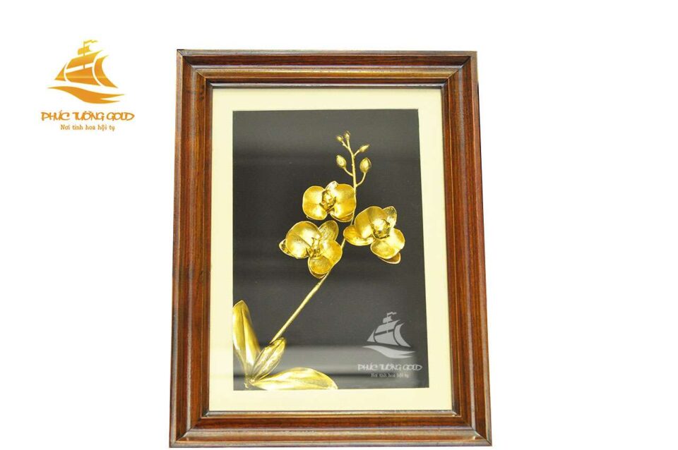 tranh-cay-hoa-lan-3d-ma-vang-24k-e28093-hl02-1-1-2 Tranh cây hoa lan 3D mạ vàng 24k – HL02