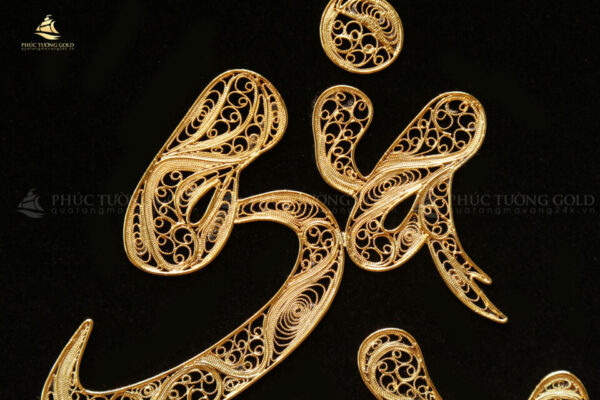 Tranh chữ Gia Đình mạ vàng 24k - GD01 - Ảnh 7