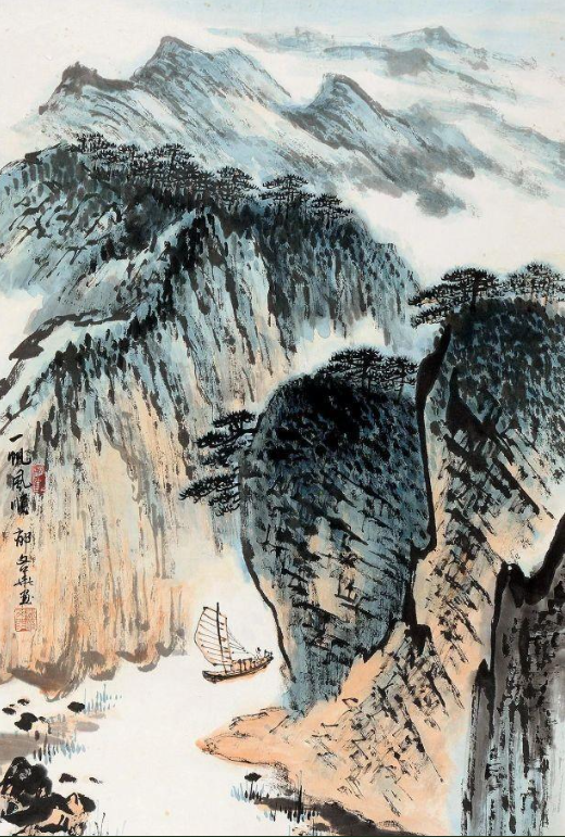 Tranh thuận buồm xuôi gió cho thấy phía trước là nguồn tài nguyên. Con thuyền đang trên hành trình đi đến nơi đó - phuctuonggold-com