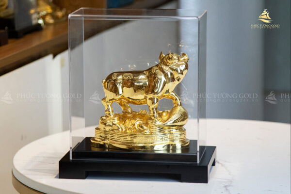 Tượng con heo mạ vàng 24K - TH11 - Ảnh 6