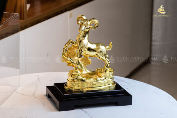 Tượng dê mạ vàng 24K - TD01 - Ảnh 4