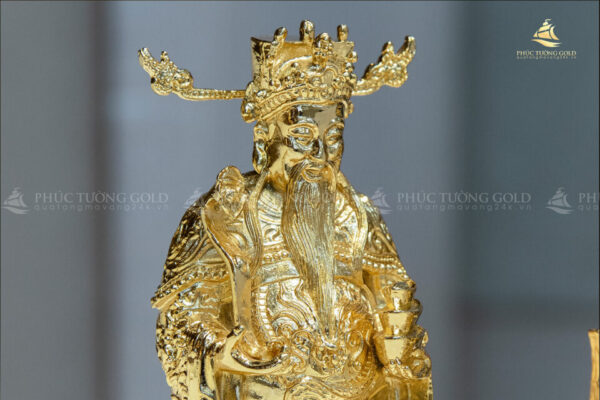 Tượng ông thần tài mạ vàng 24K - TT02 - Ảnh 3