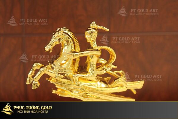 Tượng Thánh Gióng mạ vàng 24K - TG02 - Ảnh 4