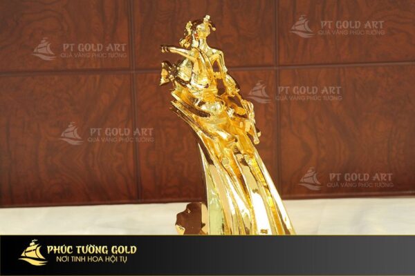 Tượng Thánh Gióng mạ vàng 24K - TG02 - Ảnh 3