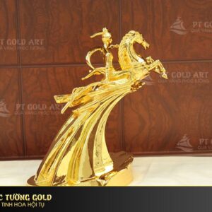 Tượng Thánh Gióng mạ vàng 24K - TG02