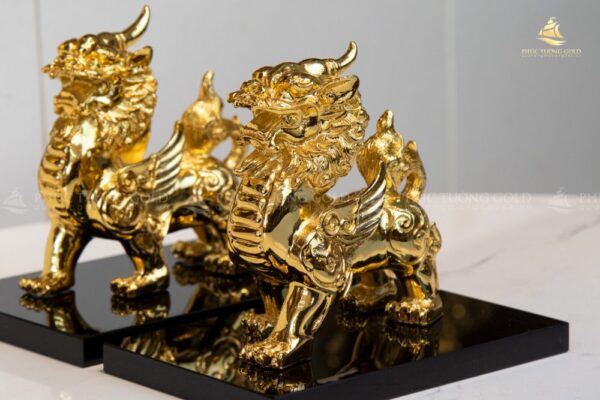 Tượng tỳ hưu mạ vàng 24K - TH13 - Ảnh 6